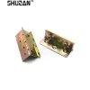 Shuzan thickened bed hinges, solid wood bed buckles, cold-rolled steel bed hangers for fixation, hardware accessories, lock fasteners for fastening, big brand guarantee, model B2 003 Specification image